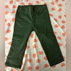 Wrangler size 2T girls green pants